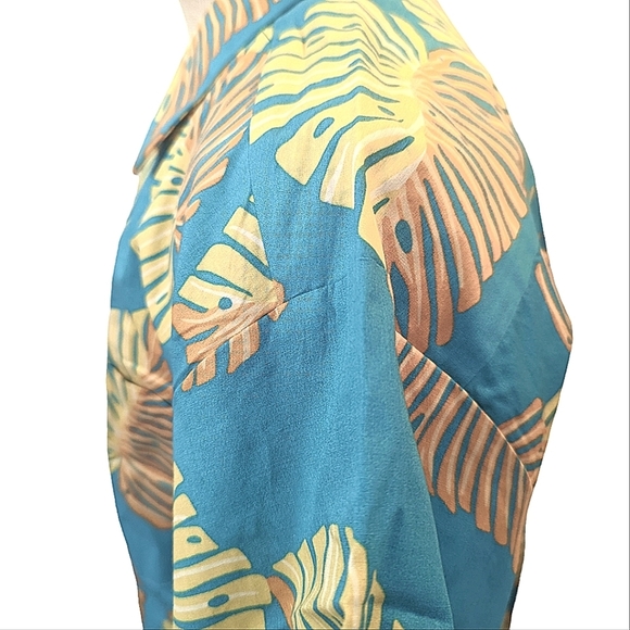Tori Richard Hawaiian Button Down Short Sleeve Cotton Shirt...Size XL - Picture 4 of 8